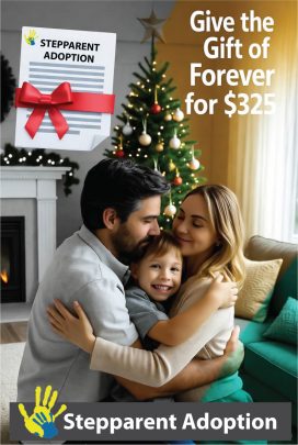 Stepchild adoption for Christmas